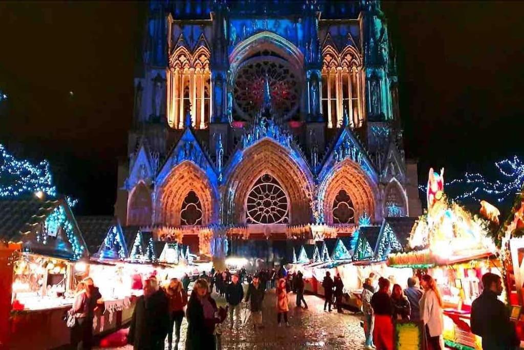 Cathedrale/Cossu/Confortable/Spacieux Reims Esterno foto